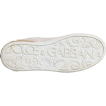 Dolce & Gabbana White Portofino Mother Of Pearl Sneakers Casual Shoes