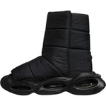 Dolce & Gabbana Black Slip On Wave Quilted Sneakers Shoes MV6675-44