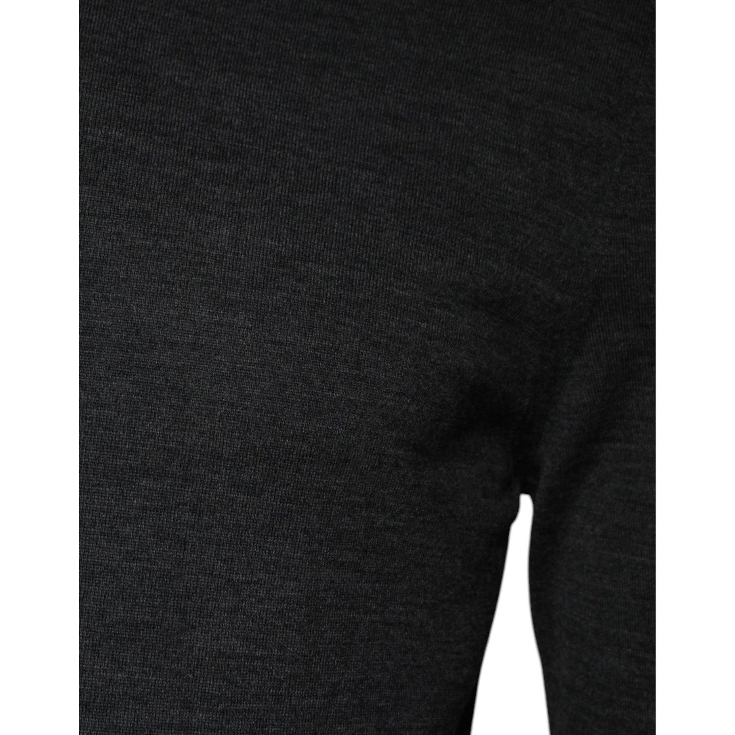 Dolce & Gabbana Gray Wool Knit Turtleneck Pullover Sweater TSH87454-44