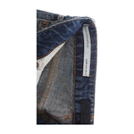 Cavalli Blue Wash Torn Cotton Straight Fit Jeans SIG18217-1