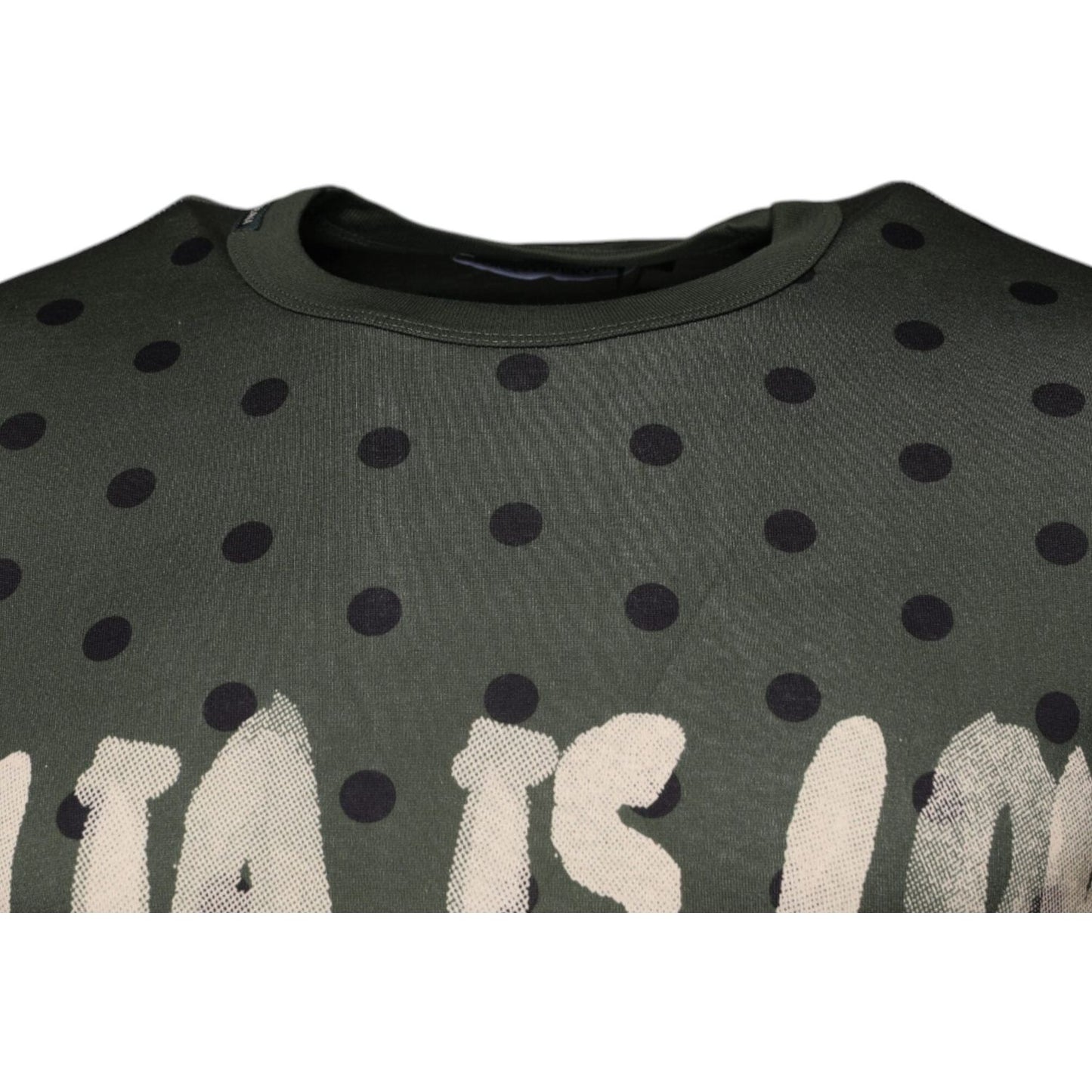 Dolce & Gabbana Gray Sicilia Cotton Crew Neck T-shirt TSH87675-46