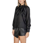 Jacqueline De Yong Black Polyester Blouse