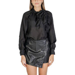 Jacqueline De Yong Black Polyester Blouse