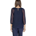 Street One Blue Polyester Blouse ST-15622000010-IT36|XXS