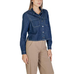 Street One Blue Cotton Shirt ST-15624300176-IT38|XS