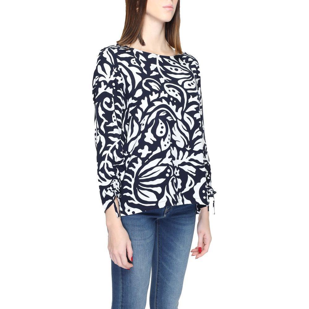 Street One Blue Viscose Blouse ST-14090300128-34 | XXS