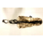 Dolce & Gabbana Brown Fox Tail Fur Shawl Neck Wrap Cover Collar Scarf SMY2220