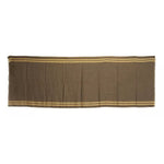 Dolce & Gabbana Green Striped Cashmere Wrap Fringes Scarf MS6020