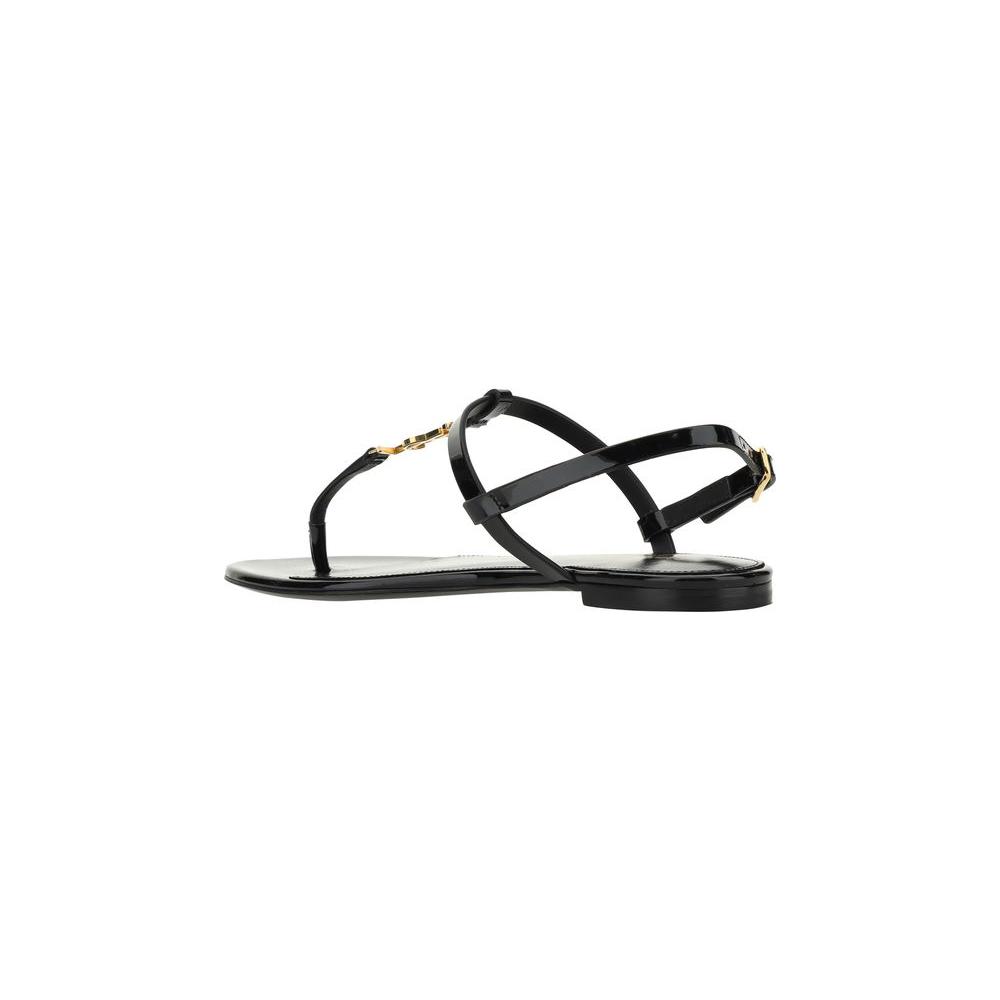 Saint Laurent Cassandra Sandals Saint Laurent Dark Slate Gray