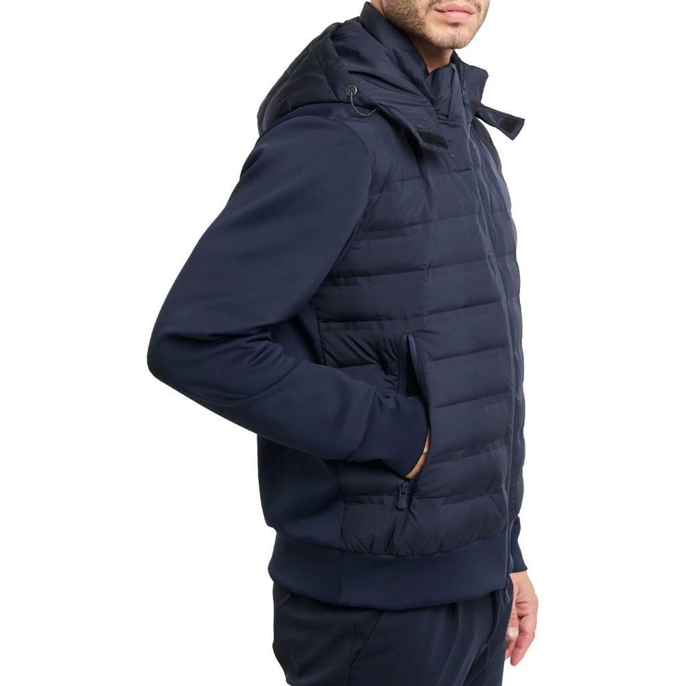 People Of Shibuya Blue Polyester Jacket People Of Shibuya Dark Slate Gray