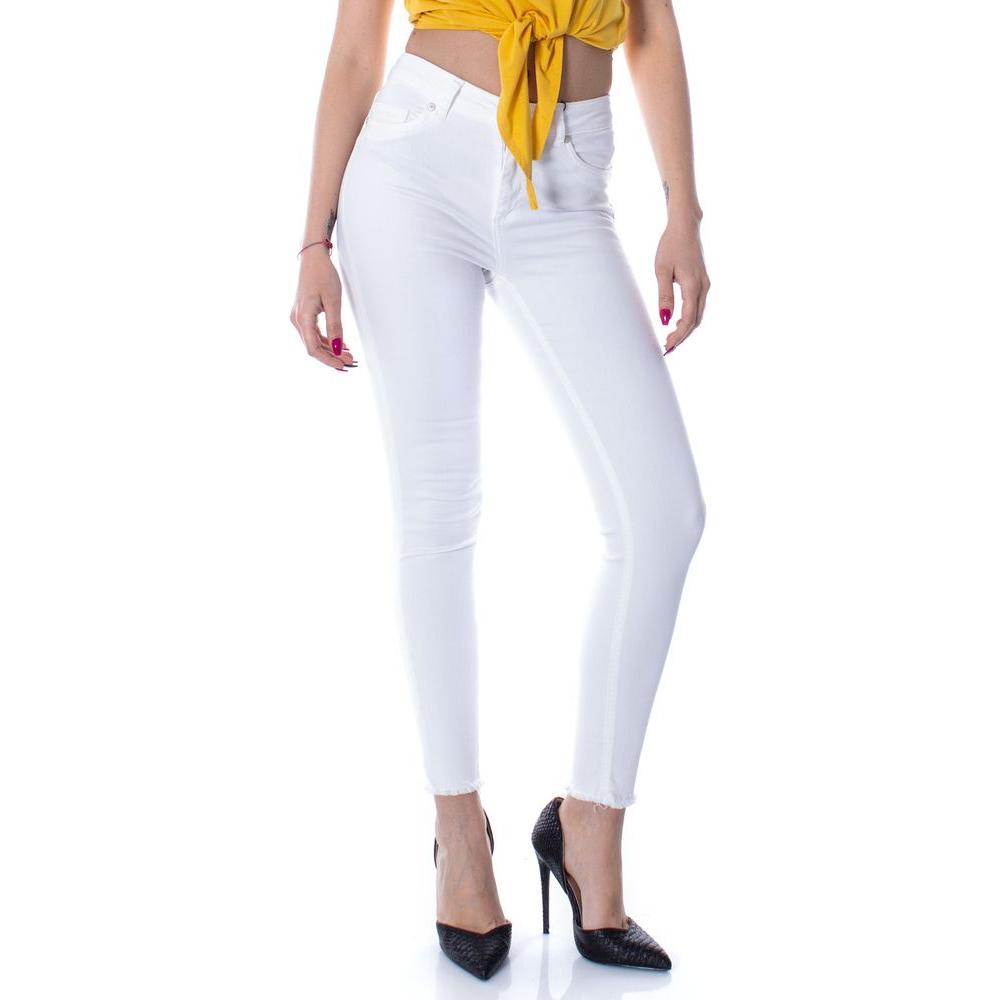 Only White Cotton Jeans & Pant