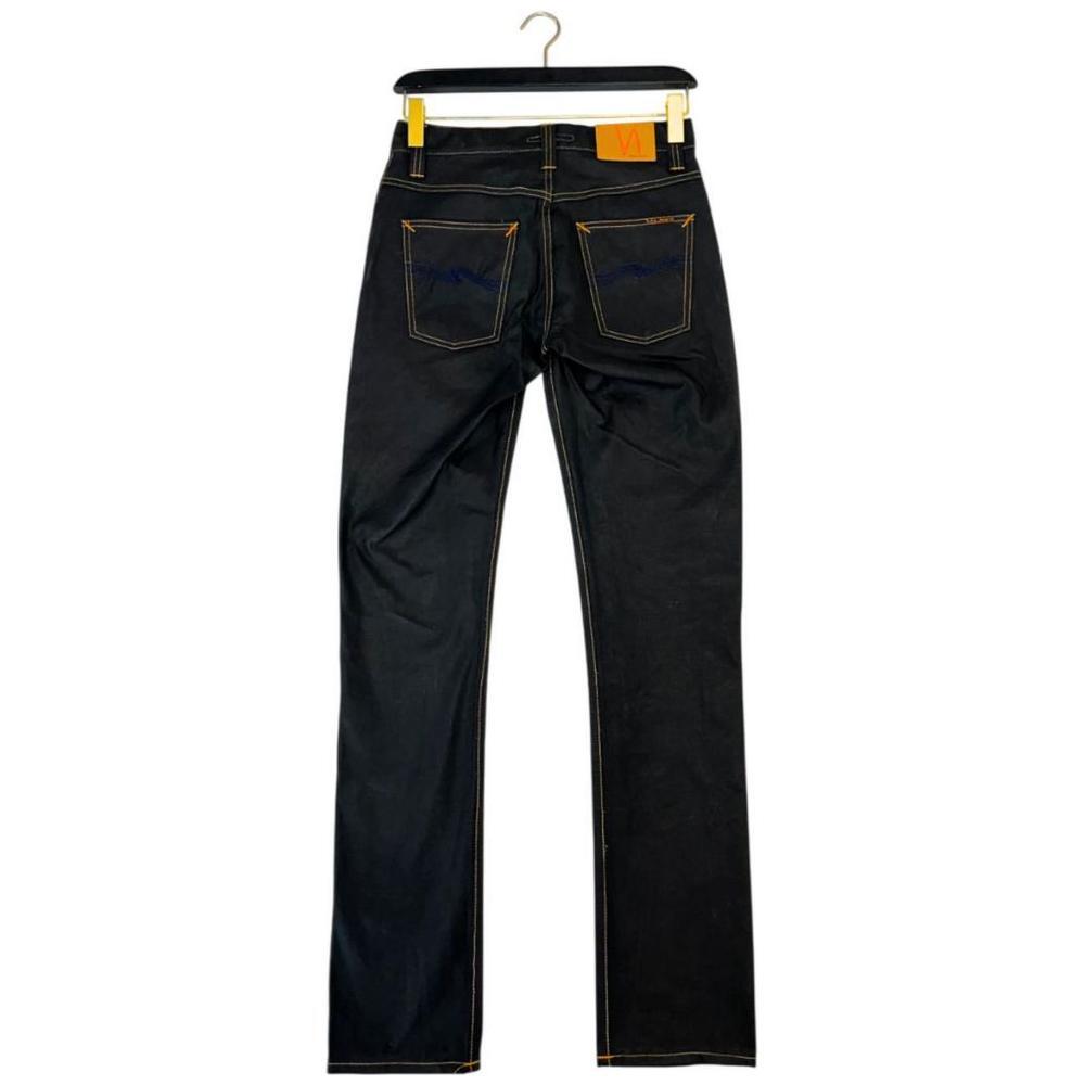 Nudie Jeans Black Cotton Men's Jean NU-24760-W28