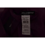Dolce & Gabbana Purple Solid Cashmere Silk Shawl Wrap Scarf MS6067