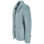 People Of Shibuya Light Blue Polyester Women Jacket PE-14554-IT40|S