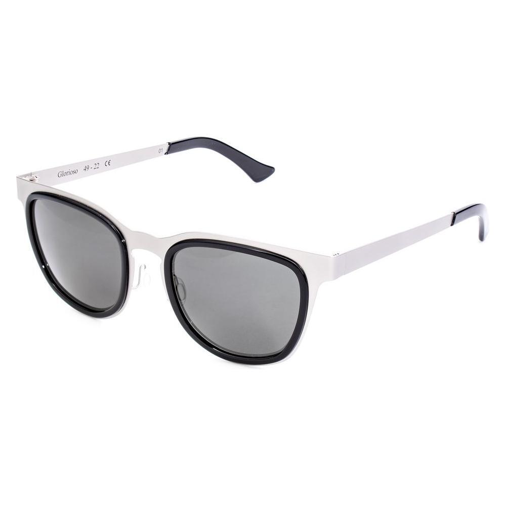 LGR Gray Stainless Steel Sunglasses LGGLORIOSOSILVER01AC