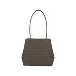 Michael Kors Medium Pratt Bucket Shoulder Bag Purse Brown 80638