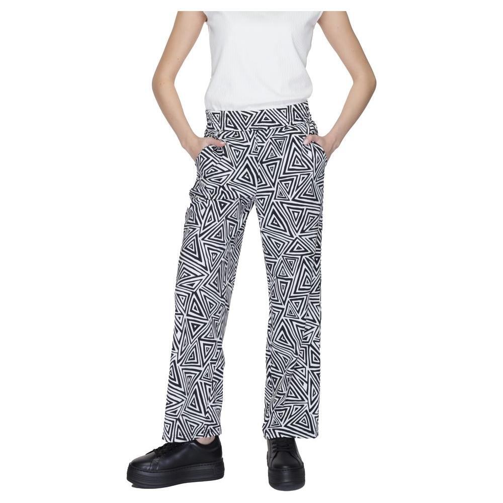 Street One Black Polyamide Pant ST-14089600009-38/28