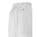 Yes Zee White Linen Jeans & Pant YE-14620-M