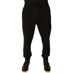 Dolce & Gabbana Black Cotton Jogger Men Sweatpants Pants PAN75665-50
