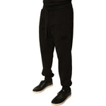 Dolce & Gabbana Black Cotton Jogger Men Sweatpants Pants PAN75665-50