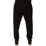 Dolce & Gabbana Black Cotton Jogger Men Sweatpants Pants PAN75665-50
