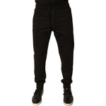 Dolce & Gabbana Black Cotton Jogger Men Sweatpants Pants PAN75666-48