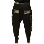 Dolce & Gabbana Black Camouflage Cotton Jogger Cargo Pants PAN75673-44