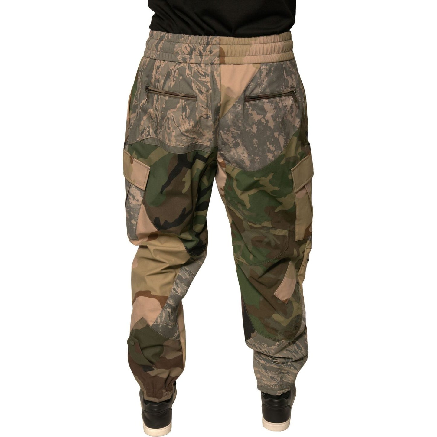 Dolce & Gabbana Multicolor Camouflage Jogger Sweatpants Pants PAN75678-48