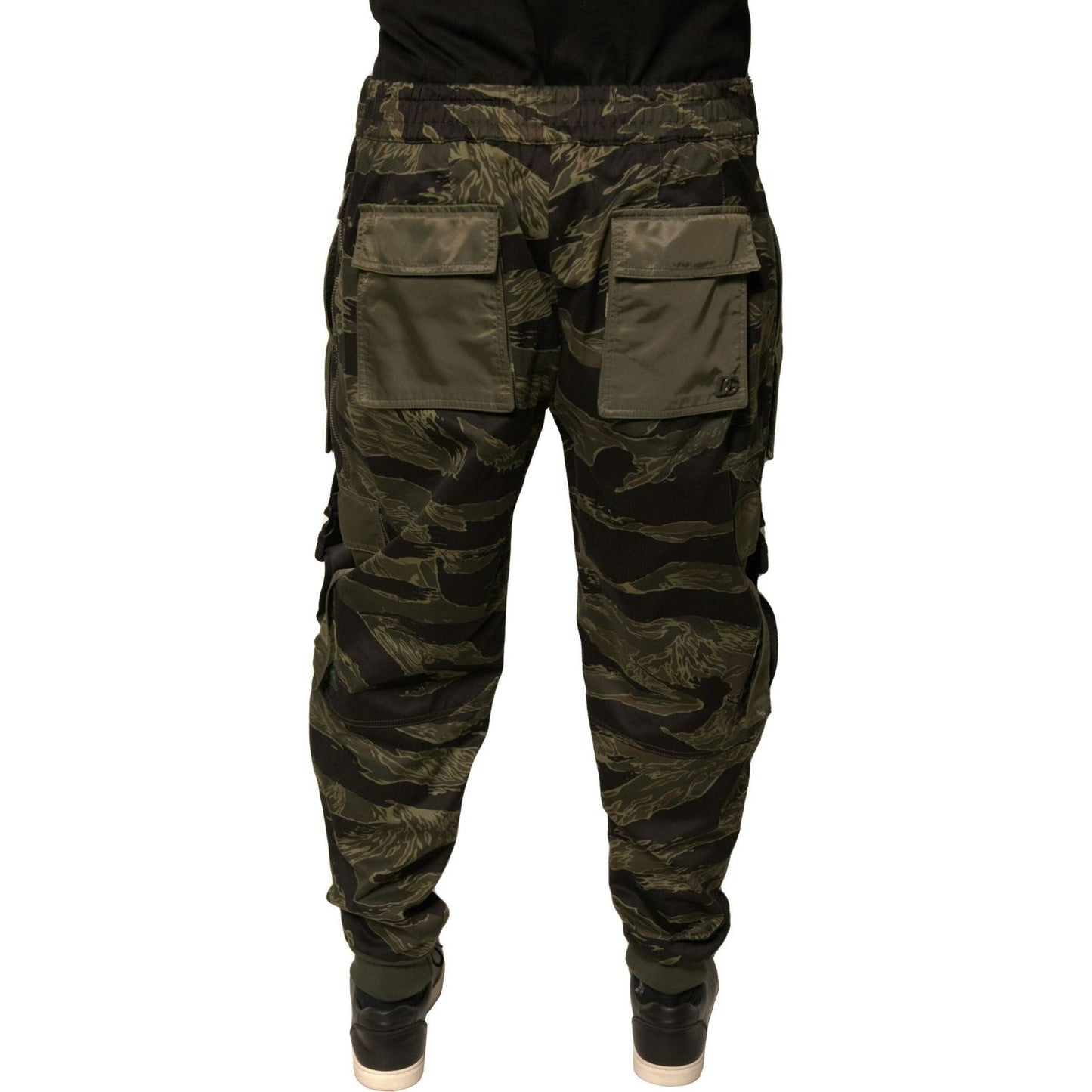 Dolce & Gabbana Green Cotton Jogger Cargo Pants PAN75685-50