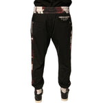 Dolce & Gabbana Black Camouflage Wool Jogger Sweatpants Pants PAN75687-46