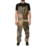 Dolce & Gabbana Multicolor Patchwork Camouflage Overall Pants PAN75701-52