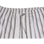 Dolce & Gabbana White Stripes Cotton Skinny Dress Pants PAN75804-48