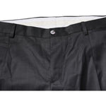Dolce & Gabbana Black Wool Tapered Formal Dress Pants PAN75805-54