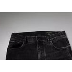 Dolce & Gabbana Black Cotton Stretch Skinny Men Denim Jeans PAN75883-50