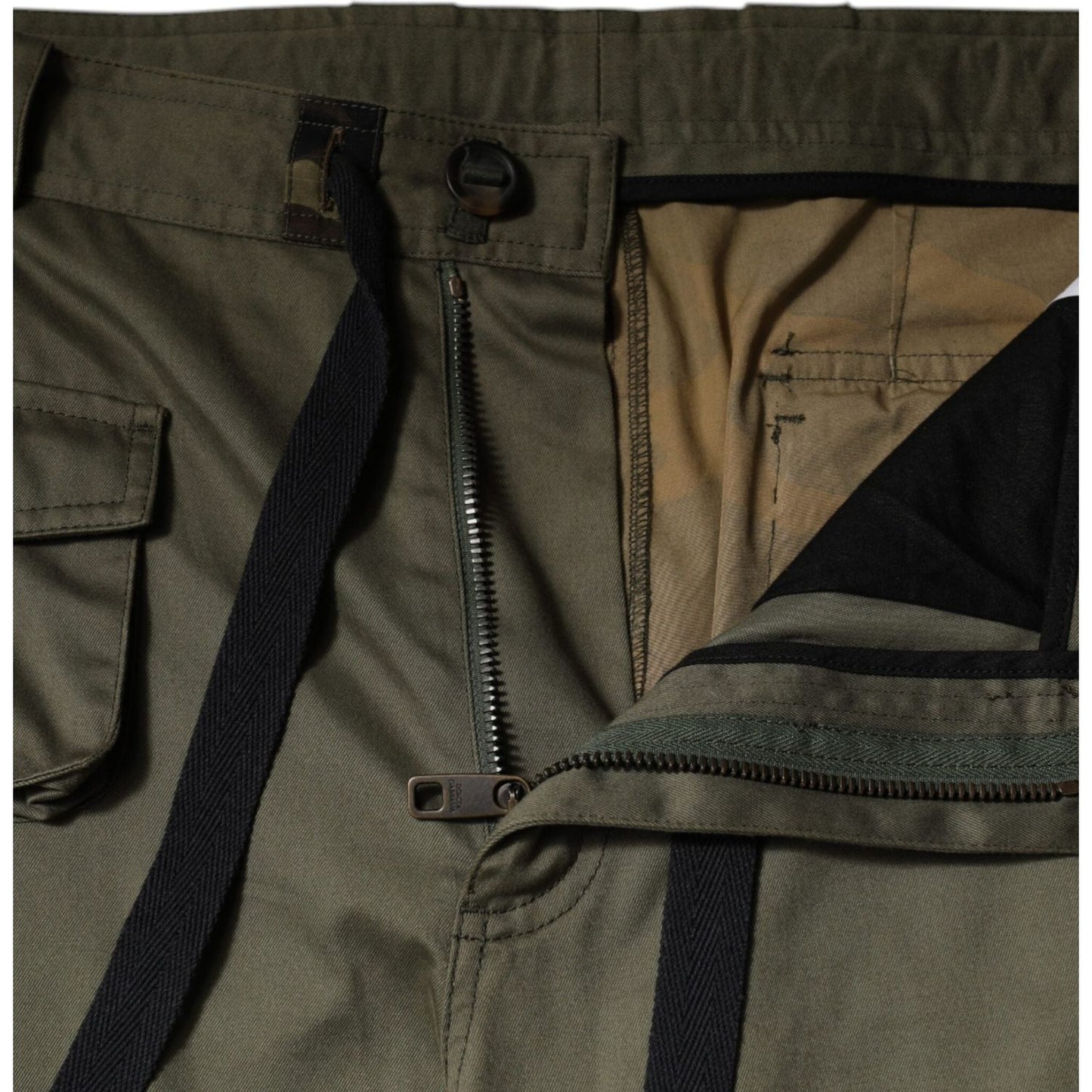 Dolce & Gabbana Multicolor Patchwork Camouflage Cargo Pants PAN75918-48
