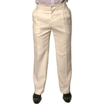 Dolce & Gabbana Off White Straight Dress Pants PAN76167-48