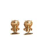Dolce & Gabbana Gold Tone 925 Sterling Silver Crystal Cufflink