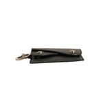 Dolce & Gabbana Black Leather Card Case Keychain Key Holder SMY10626