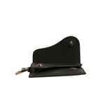 Dolce & Gabbana Black Leather Card Case Keychain Key Holder SMY10626