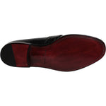 Dolce & Gabbana Black Exotic Leather DG Logo Loafers Formal Dress Shoes MV6790-42