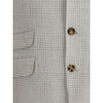 Brunello Cucinelli Single-breasted check Blazer BR-MR4807BWDC2271-IT52 | XL