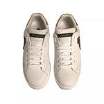 Dolce & Gabbana White Crown Patch Portofino Sneakers Shoes MV6850#1-43.5