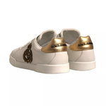 Dolce & Gabbana White Crown Patch Portofino Sneakers Shoes MV6850#1-43.5