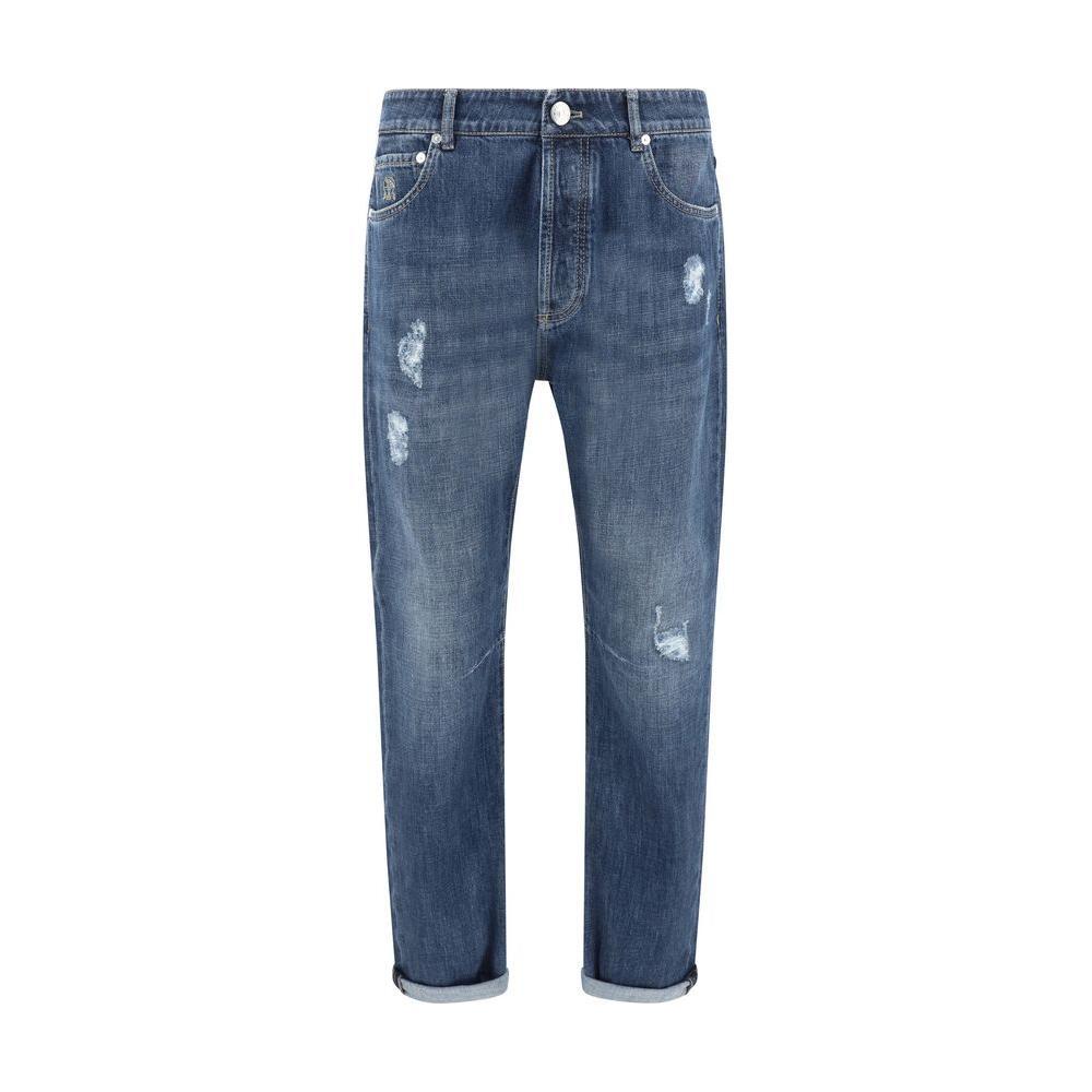 Brunello Cucinelli Worn-out Jeans BR-M0Z37X2340C1468-IT50 | L