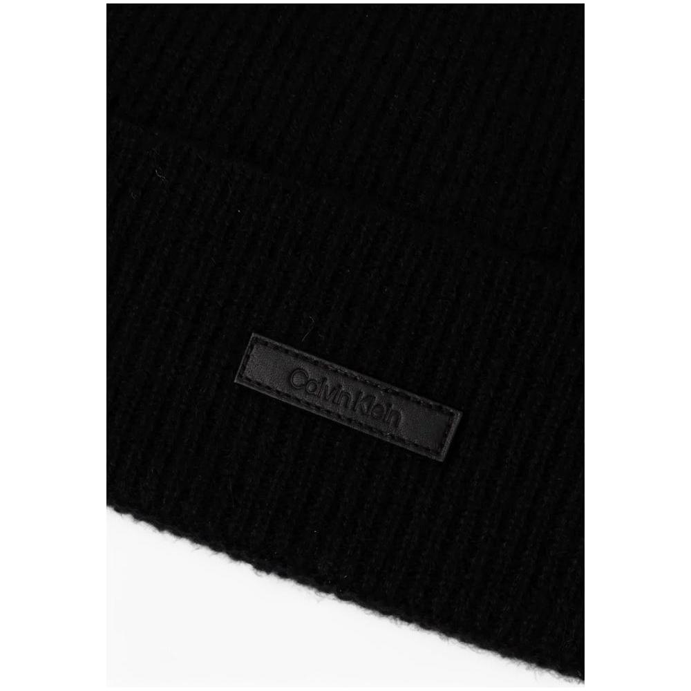 Calvin Klein Black Cashmere Hats & Cap