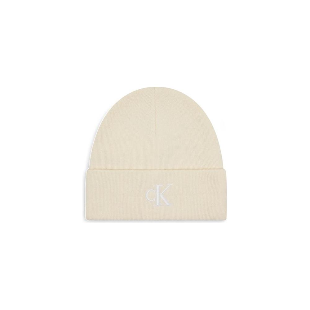 Calvin Klein Cream Recycled Polyester Hat