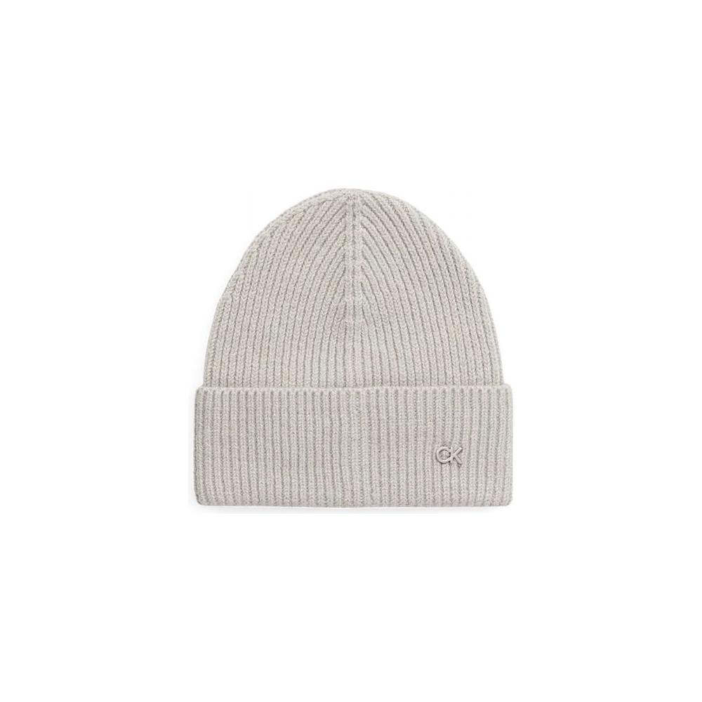 Calvin Klein Gray Wool Hat