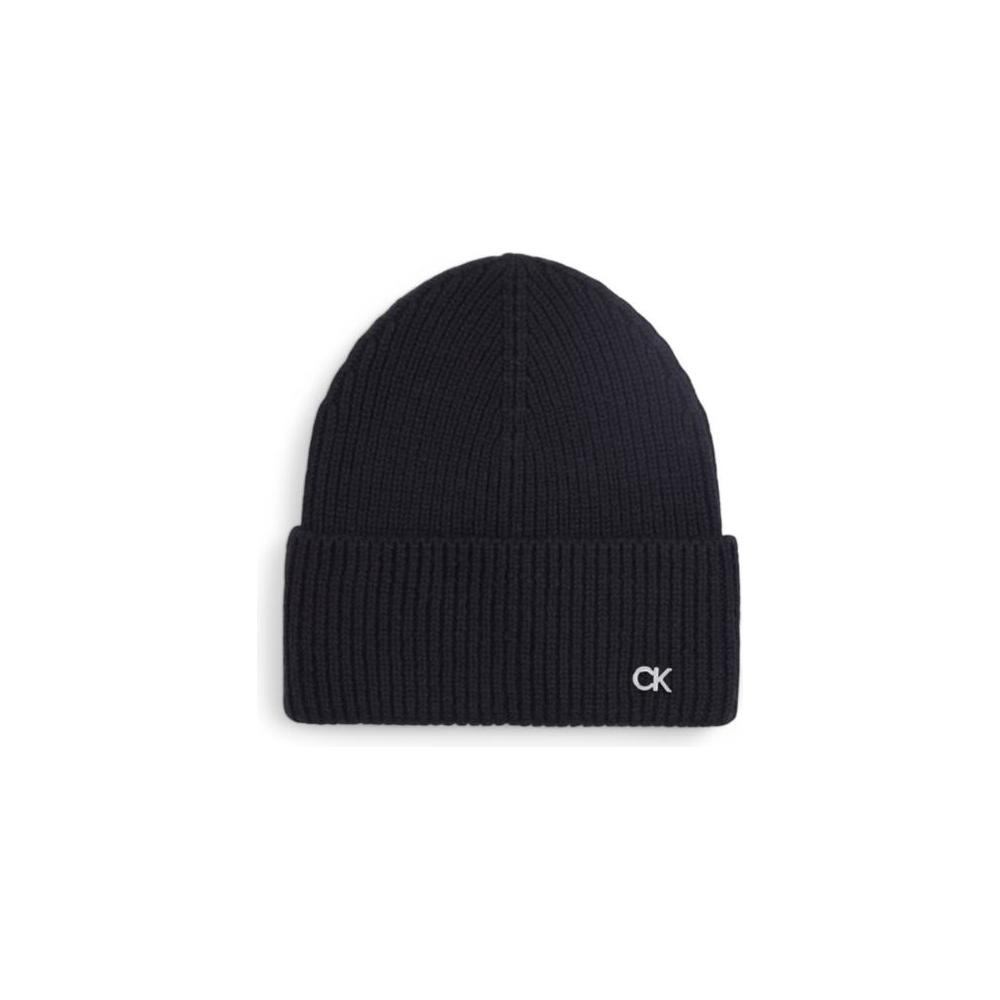 Calvin Klein Black Wool Hat
