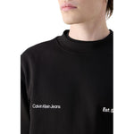 Calvin Klein Jeans Black Cotton Sweatshirt CA-16502300009-IT52 | XL