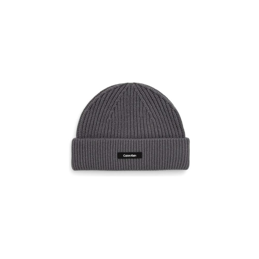 Calvin Klein Gray Organic Cotton Caps Baseball Hat CA-15182100137-UNI